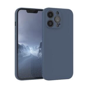 Dėklas Liquid Silicone 1.5mm tamsiai mėlynas