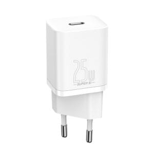 Įkroviklis Baseus Super Si 25W USB-C baltas CCSP020102