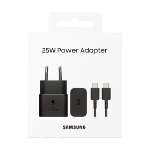 Įkroviklis EP-T2510XBEGEU 25W + USB-C kabelis juodas